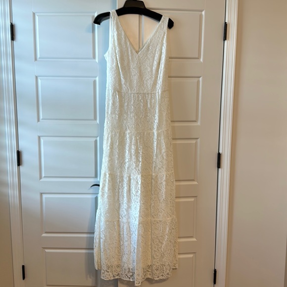 Lauren Ralph Lauren Tiered Lace Sleeveless Maxidress NWOT - Picture 2 of 6